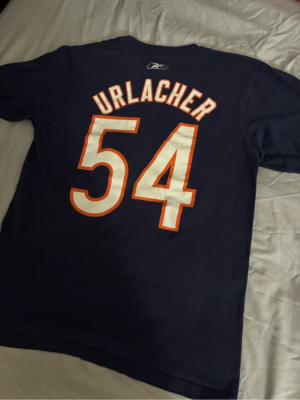 Brian Urlacher Chicago Bears T-Shirt Jersey #54 Size Medium